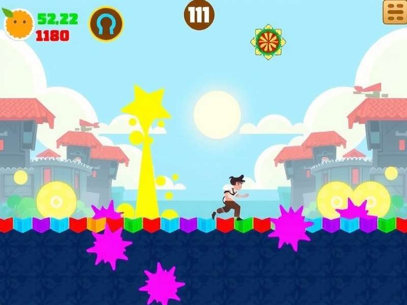 Colorful Dash Holi Gameplay